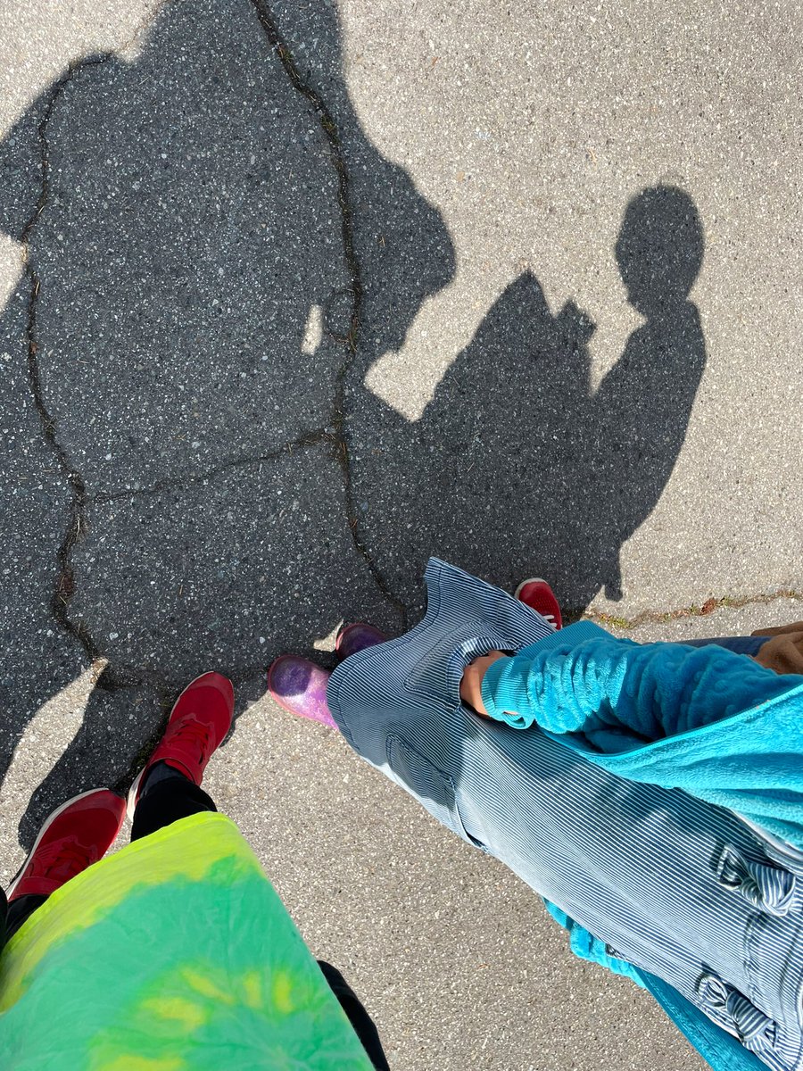 MsAlbertisClass's tweet image. Day 3 #walkingcurriculum challenge: Line Walk - can you find the widest line? Thinnest line? A natural line? An artificial line? Where do these lines take you if you follow them?