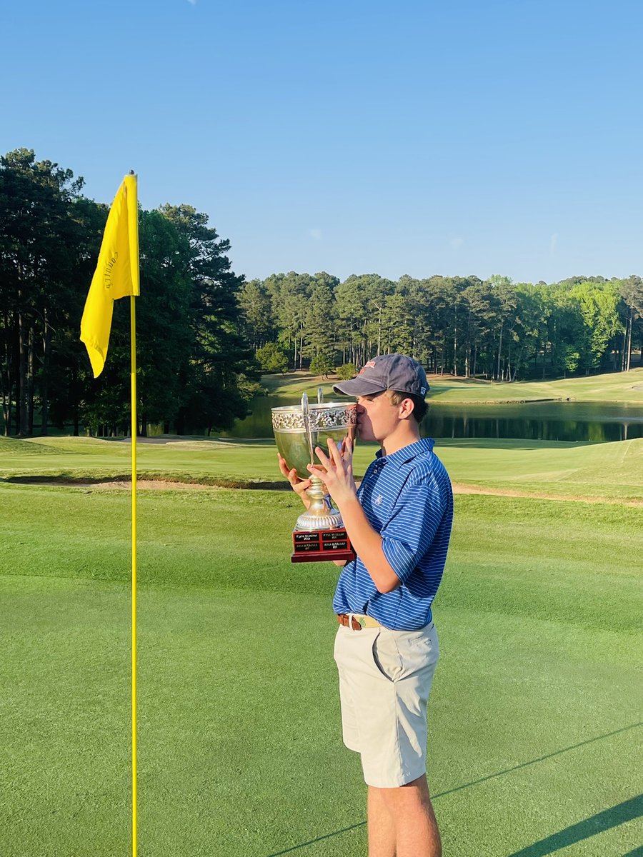 AcadGolf's tweet photo. Congratulations George Barkley! He is the next name added to the Athens Academy Anderson Cup with a round of 2 over. @SpartanAthletic https://t.co/QgxAhOCBOM