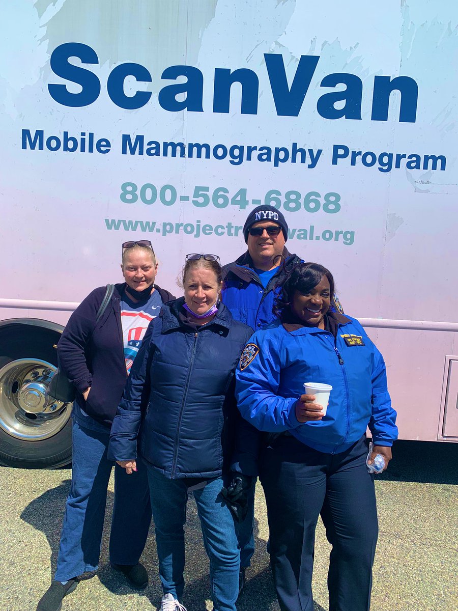 NYPDQueensSouth's tweet photo. Thanks to @ProjectRenewal and all participants who attended this phenomenal #ScanVan life saving event. @NYPDnews @NYPDCommAffairs #teamwork #nypdconnecting #cancerawareness https://t.co/D7ZWt6FcUB