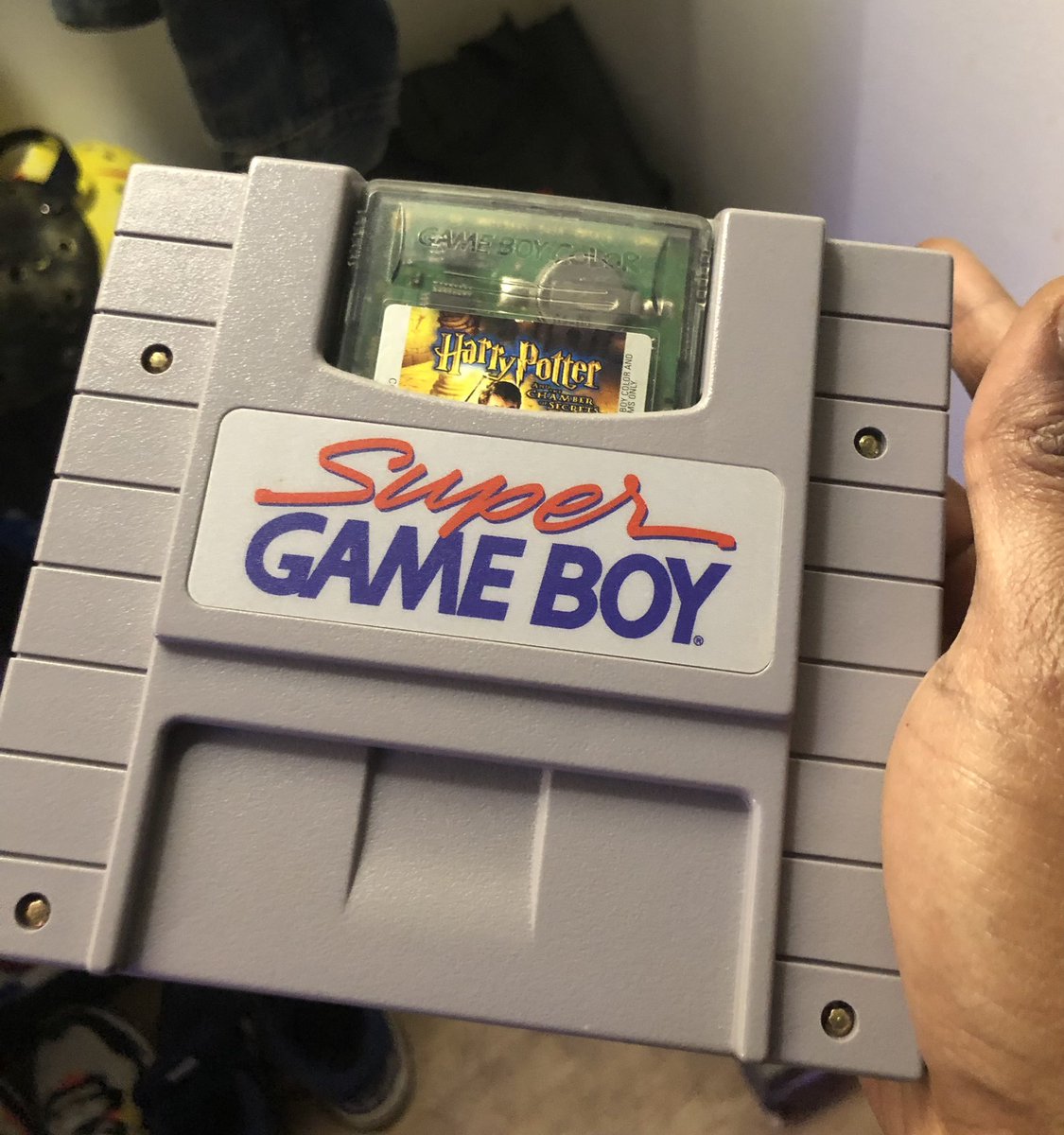 ION_TSG's tweet photo. I forgot I had one of these lol ๐ฅท๐พ๐๐พ๐ท๐ฅท๐พ๐พ #Retromob #Rvre #SuperGameboy #Gameboy #GBA #Snes #Nintendo https://t.co/0V7kpV4aRQ