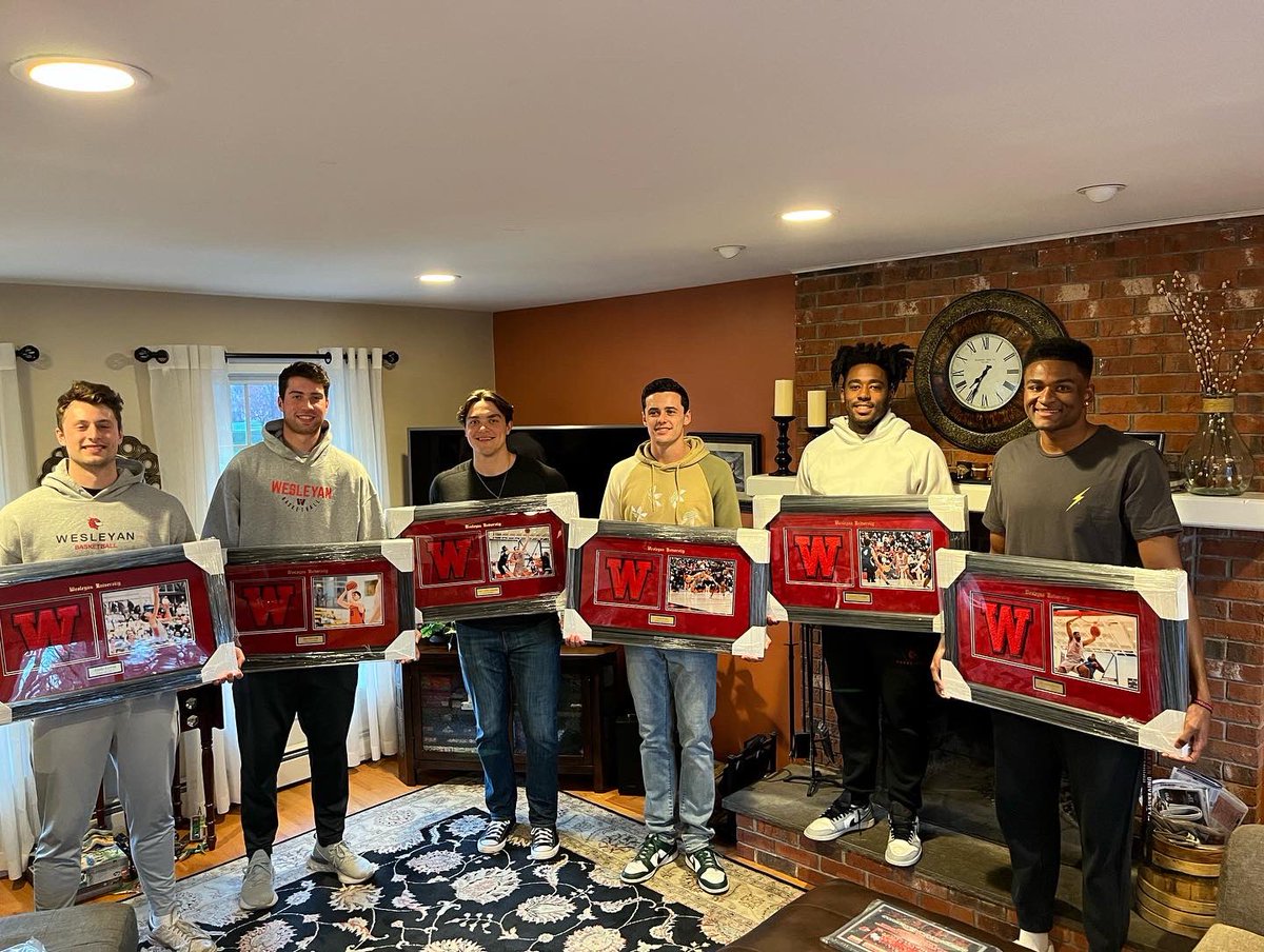 wes_mbball's tweet photo. Great energy at Coach Reilly’s house for the end of the year banquet!!  Celebrating a great season and a special group of seniors.  Thanks for the memories!  #CardinalPride https://t.co/kXMWaik2J3