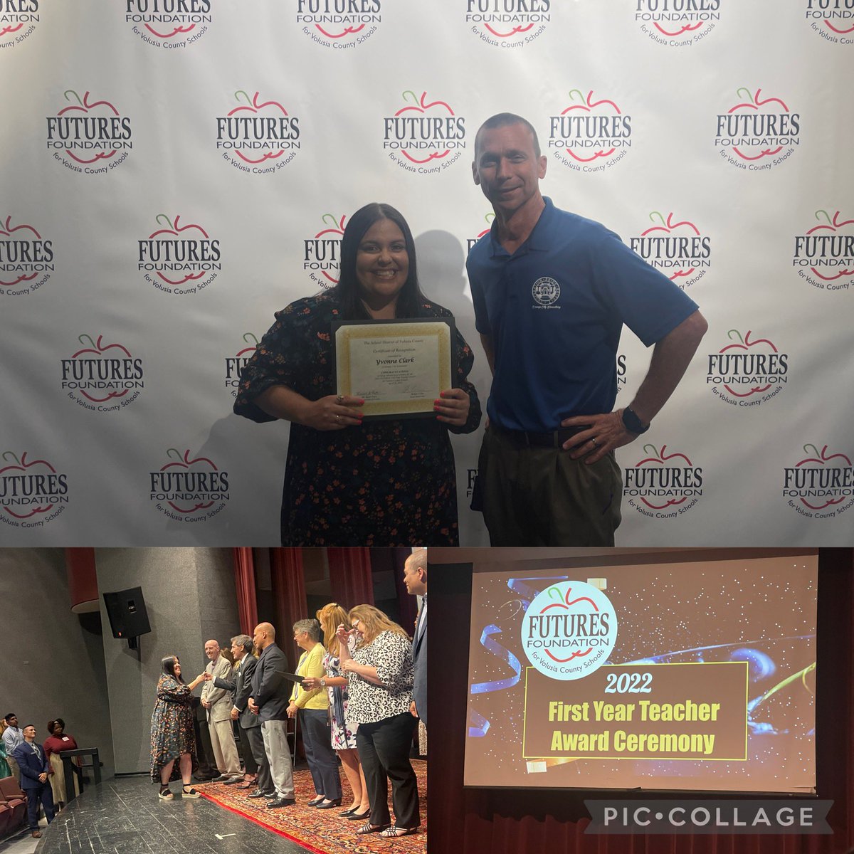 OCRoadrunners's tweet photo. Congratulations Ms. Clark. 1st Year Teacher of the Year. #theOC #CPR. https://t.co/7ZoKxTghQv