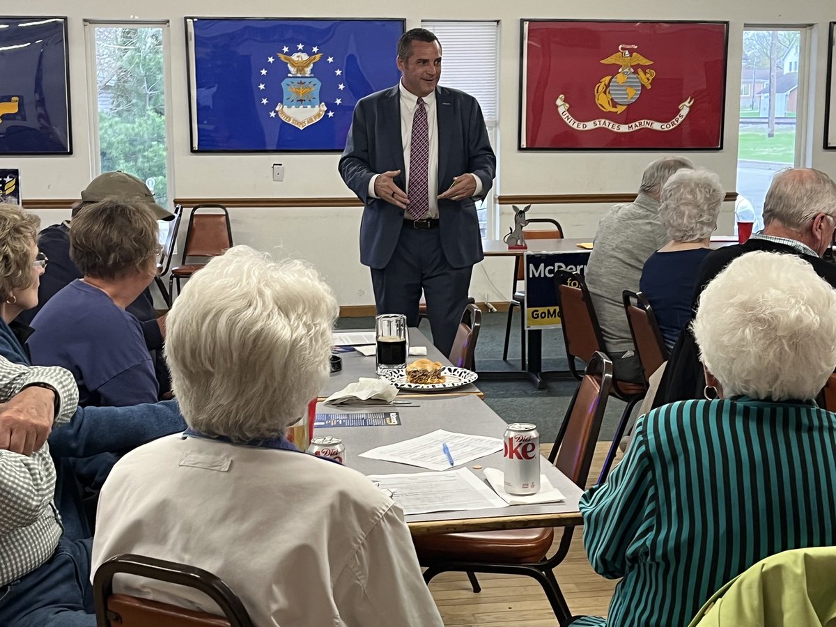 gomcdermott's tweet photo. Thank you Carroll County Dems for the warm welcome in Delphi tonight and for listening to @tommcdermottjr message and plan to win the Hoosier state and beat @SenToddYoung #INDems #BeatingToddYoungOneStopataTime https://t.co/lVmzZ0vlZh