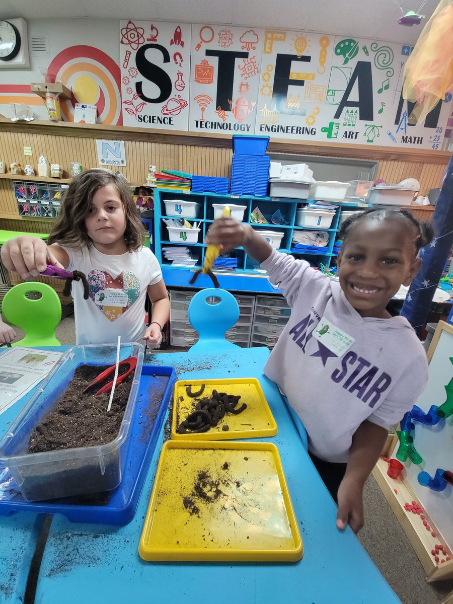 AndreaMango1's tweet photo. I love some messy learning!❤️ 1st graders dug in the dirt w/claws, pulled (gummy)worms out w/beaks, swam w/webbed feet, & more to explore animal features.🦔🦘🦎🐅🦍#STEAM #STEM #sciencerocks #animalfeatures @Dodge_WCSD https://t.co/rGqnxdqIVl