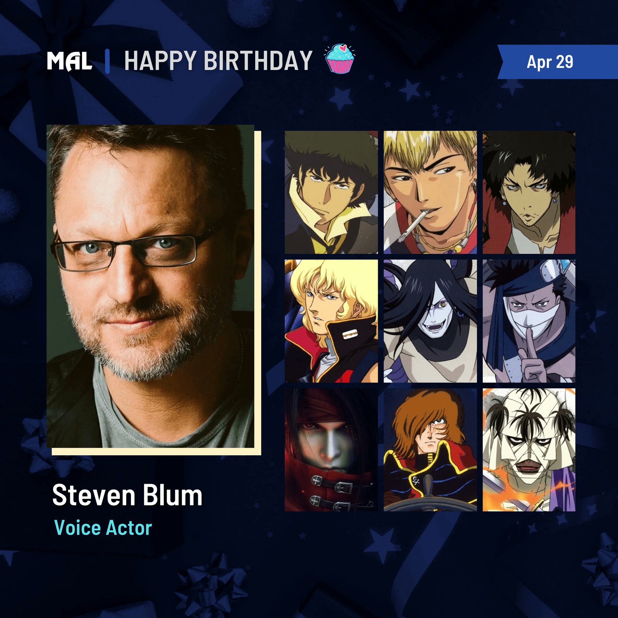 Happy Birthday to Steven Blum! Full profile:  