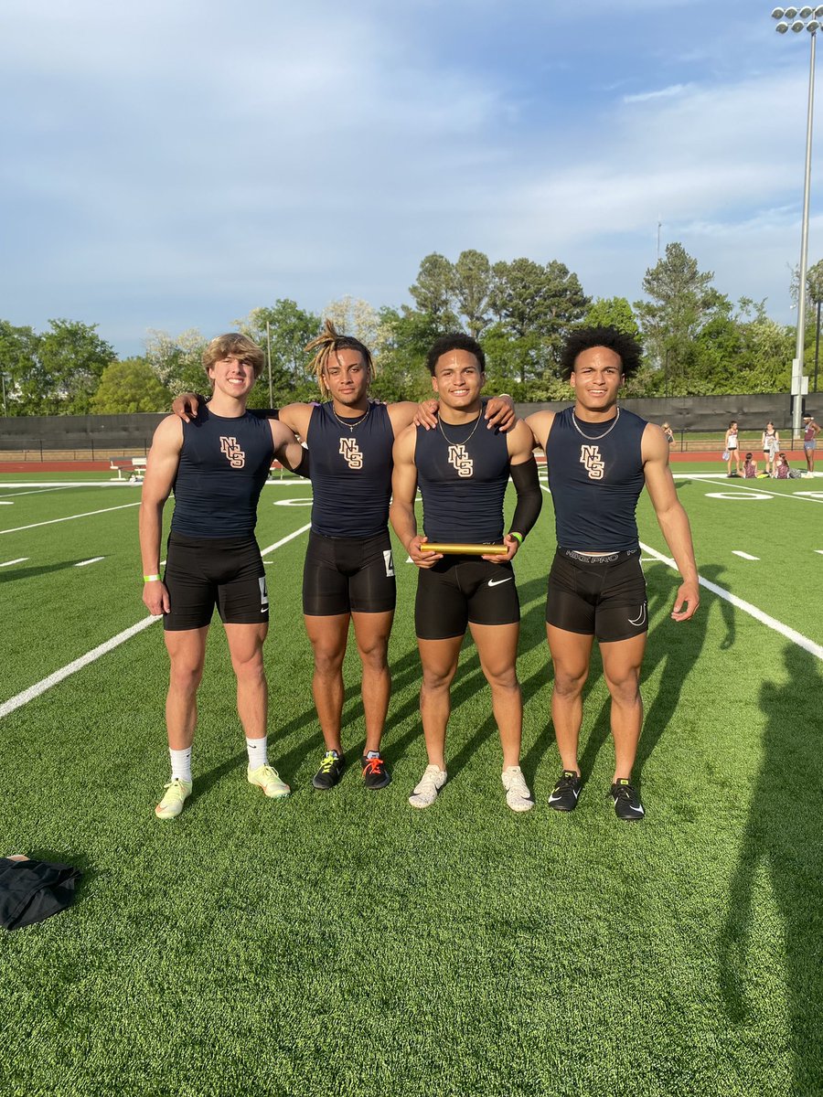 4x100m Great 8 Champs!!!! Breaking our school record from last week running a 42.19🔥🔥🔥congrats fellas! <a href="/james_warmbrod1/">James Warmbrod IV</a> <a href="/jae_marsh5/">𝕵𝖆𝖊𝖑𝖞𝖓”𝕵𝖆𝖊”𝕸𝖆𝖗𝖘𝖍</a> <a href="/DeionKing12/">Deion King</a> <a href="/JamelKing18/">Jamel King</a> <a href="/NCSEAGLES/">Nashville Christian School</a> <a href="/NashvilleField/">Nashville Christian School Track & Field</a> <a href="/NCSRecruiting/">Nashville Christian Football Page</a>