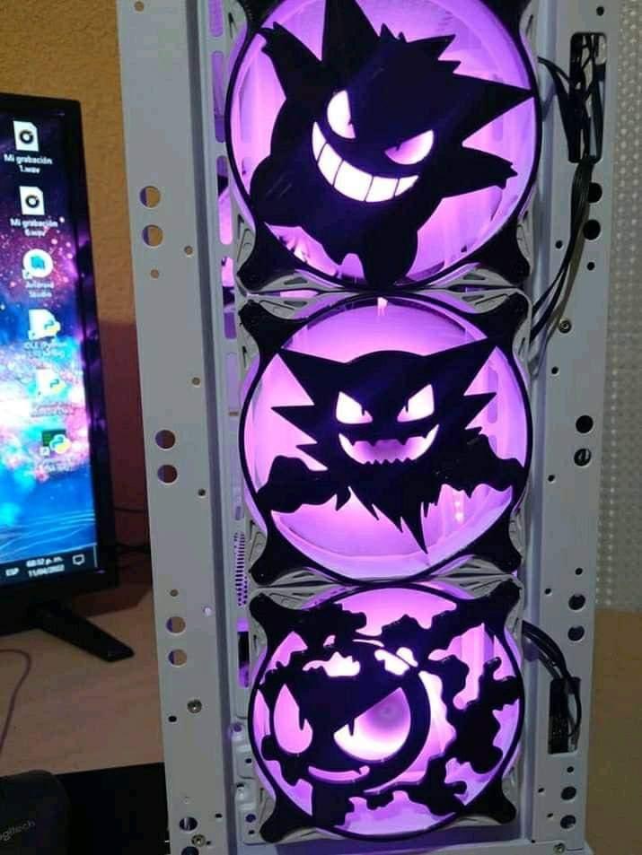 Custom Pokemon Computer Ghost Pokémon PC build 👁