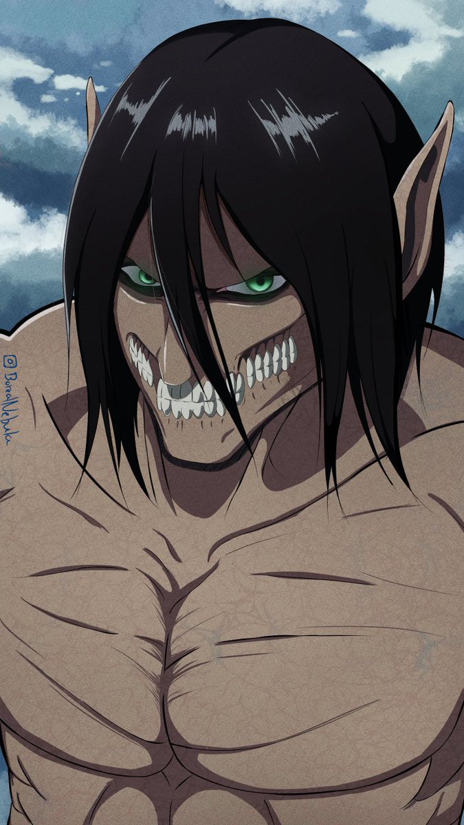 BorealNebula's tweet photo. Wit studio version of Eren's titan. Might do Mappa's design one day :D 
#ErenJaeger #AttackOnTitan #aot https://t.co/b4pw3HzsDJ