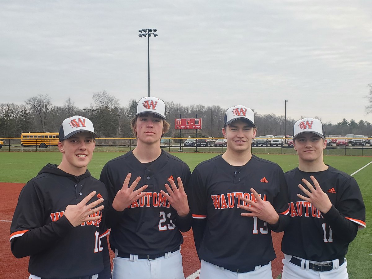 WautomaB's tweet photo. Hornets beat Mauston 11-1 to move to 8-1 and 3-1 in the SCC!

@LoganDunn01 threw a gem going 6 innings, 12K’s, 0BB, 0ER. Also 2x5 at the plate with a 3B and RBI!

@HunterNetzler-3x4 2R

@BrettSalm-2x3 2RBI

@samweiss03-1x3 3RBI

@weisser42-1x4 2R

@K_Fenske6-1x5

#GDTBAH🐝 https://t.co/2jJM2kjkN3