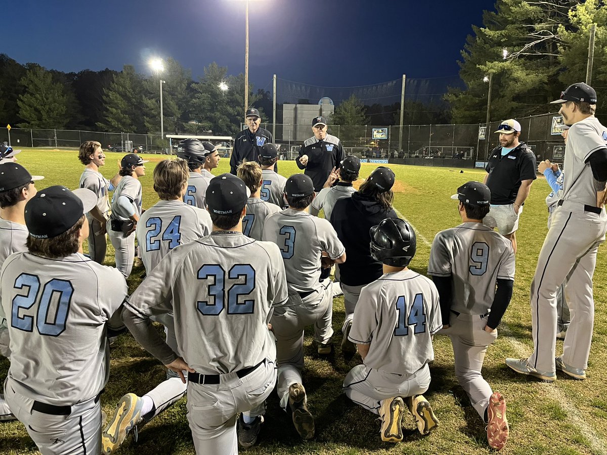 Congrats to Coach Cassidy on his 250th career victory here in <a href="/MCPSAthletics/">MCPS Athletics</a> <a href="/WWHSAthletics/">Whitman Sports</a> Varsity moves to 10-2 on the year. After a 10-0 W tonight.