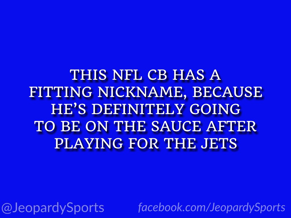 “Who is: Ahmad Gardner?”
#JeopardySports #NFLDraft