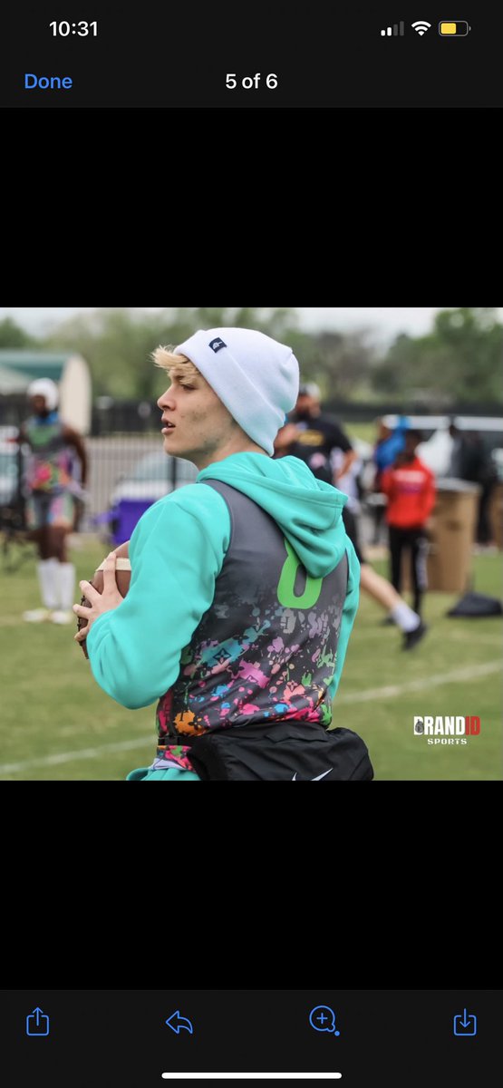 SwinkKorbyn's tweet photo. Was named one of the top QBs at last weeks C4 Redriver Shootout 7v7 tourney  by Brandidsports.
Appreciate the recognition                            @BrandidSports https://t.co/RFlx8rigJT