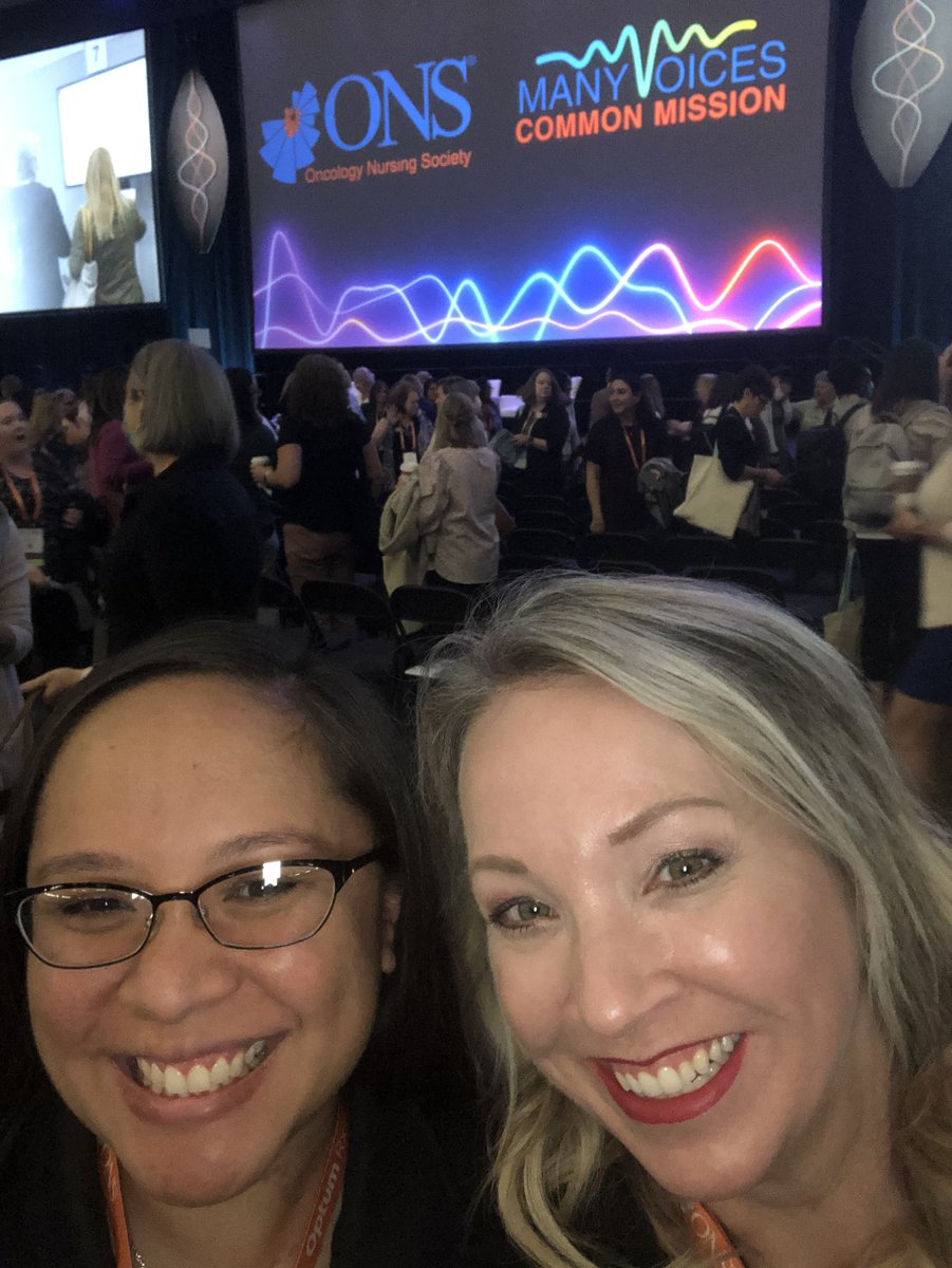 chrismsladd's tweet photo. Impacting change starts at the bedside—getting new RNs involved in ONS ropes them in to something bigger. I got to see one of my favorite sweet baby Onc nurses today— who now has her DNP and is making waves herself. #proudmamamoment #onscongress #sentaranurse https://t.co/kDKbTp3KpM