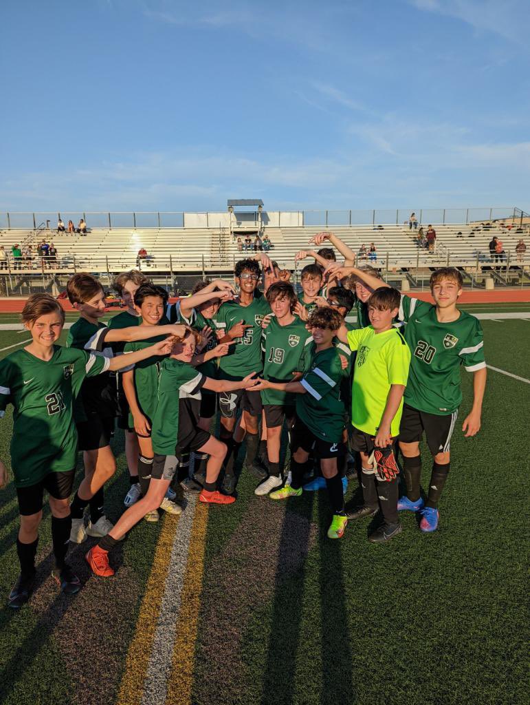 SLCSoccer's tweet photo. Congratulations to our middle school teams on their big wins today!

@CarrollBoysAth |
🅰️ Team W 2-2
🅱️ Team W 5-0

@DawsonBoysAth |
🅰️ Team W 10-2
🅱️ Team W 9-0

Well done, boys! #thefuture 🐉⚽️ https://t.co/kNCVRWW5yr