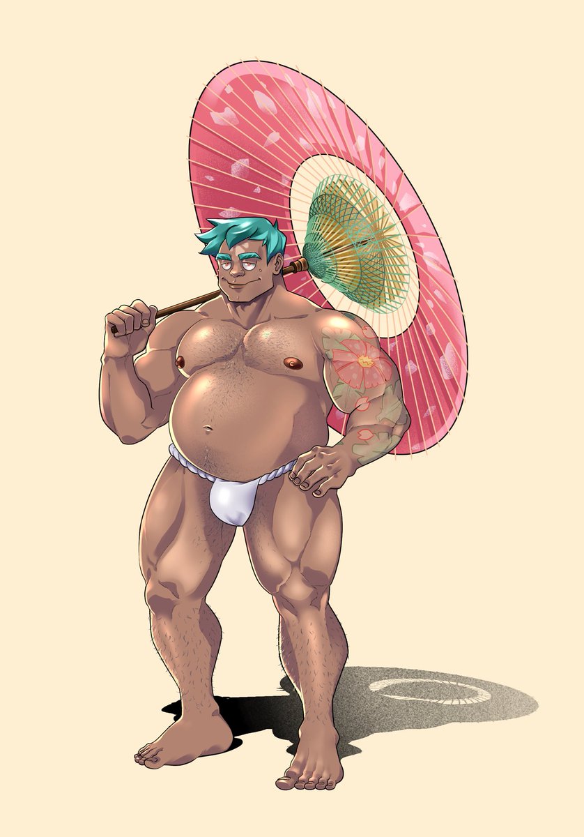 barabrozart's tweet photo. Venusaur 🌸🍃 #bara #gay #daddy #nsfw #nsfwart #gaydaddy #musclegay #erotic #eroticart #gayhunk #gayart #procreate #yaoi #chesthair #pokemon #venusaur #grasstype https://t.co/wkUnxGsCIo