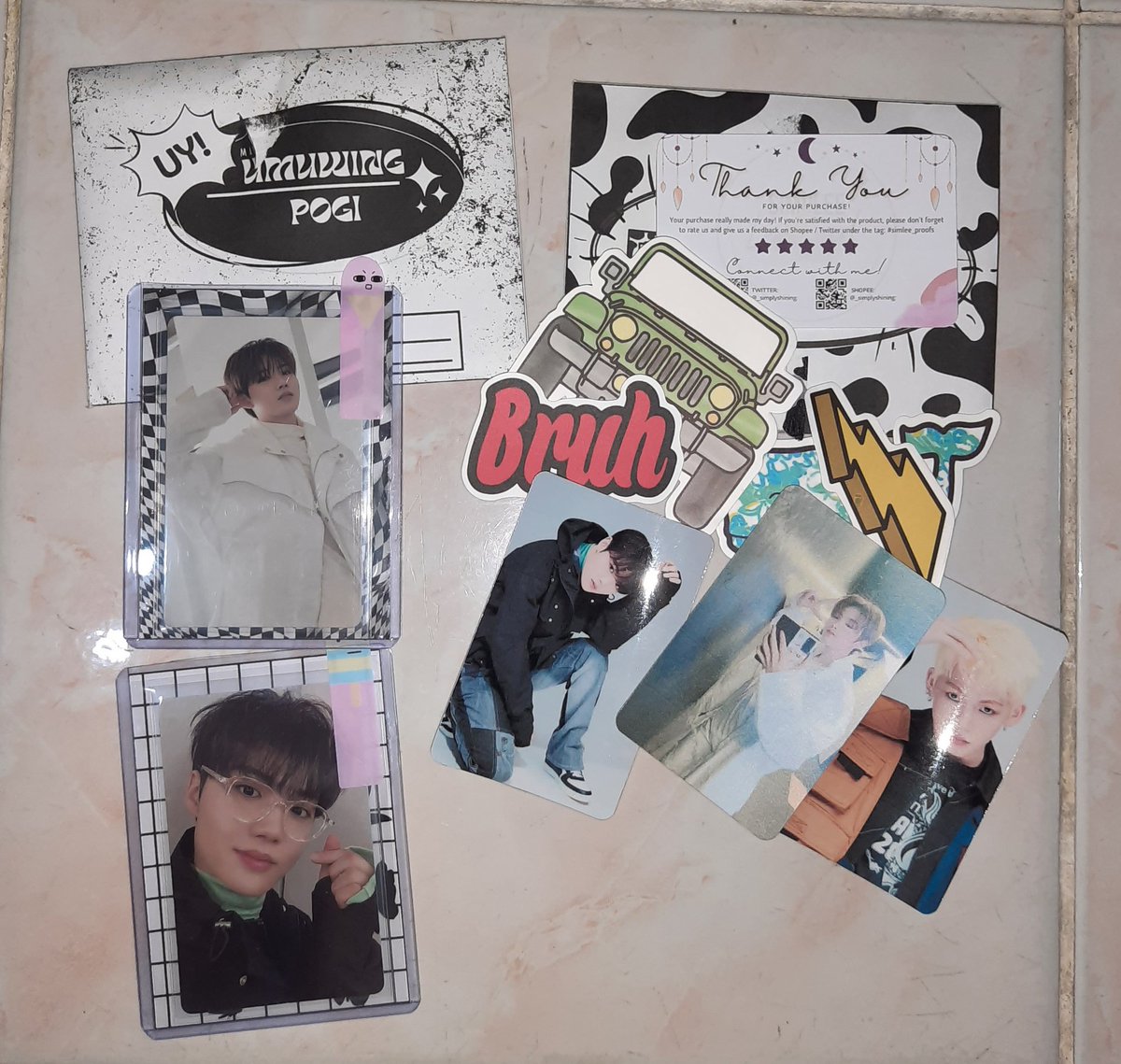 minhyangzcart's tweet photo. late po pero thank you so much !! super secured dumating junkyu and doyoung 🤍 nabigay ko na din po sa friend ko 🥰💞 @_simplyshining #simlee_proofs https://t.co/ajXbYuQOGl