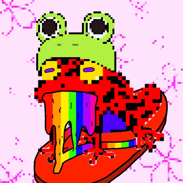 One more reveal  &amp; Giveaway!!

We're giving away one FREE Flip Frog NFT!

To Win:
1. Follow <a href="/FlipFrogsNFT/">Flip Frogs</a> 
2. RT &amp; Like
3.Tag Friends
(1 Tag = 1 entry)

#NFTs #NFT #NFTCommunity #NFTGiveaway #NFTCollection #NFTartist  #FreeMint #mint