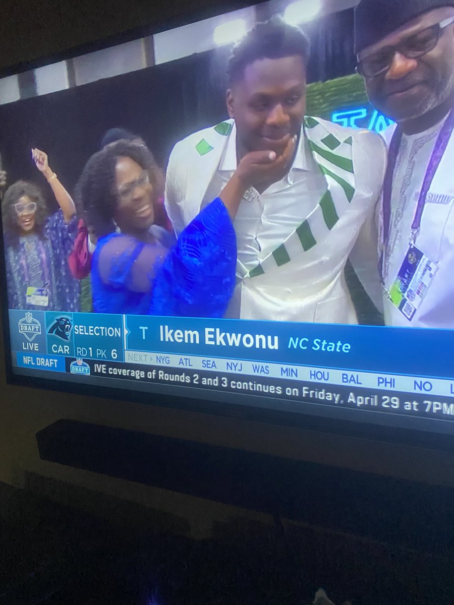TanyaRiveraOn2's tweet photo. Looky there! A LOCAL for @Panthers  @NCState  #Ickey #NFLDraft https://t.co/R7KeF1E0qe