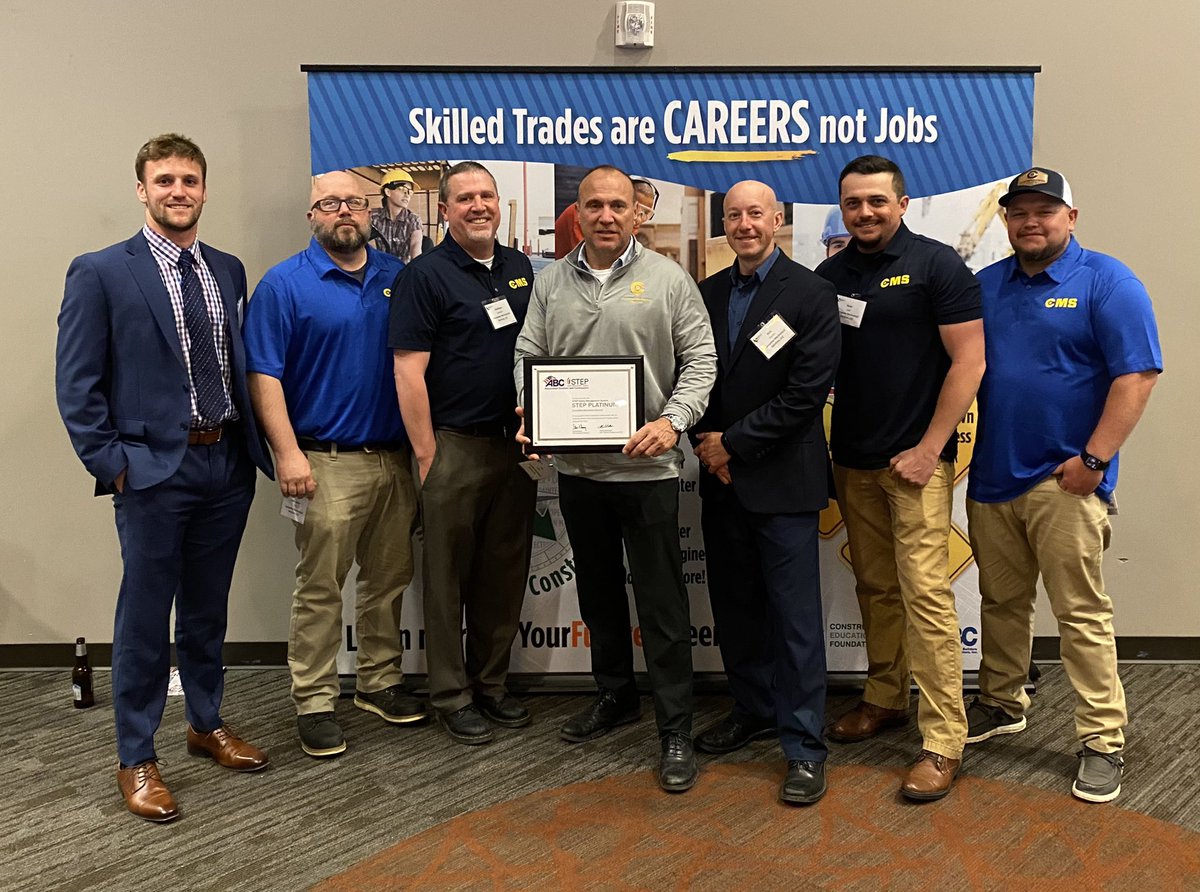 MechConstruct4u's tweet photo. Thank you to all of our workers and staff for achieving Platinum ABC contractor status for 2021. #EIC2022
 @MechConstruct4u  @OhioValleyABC https://t.co/K7c8PtIdcZ