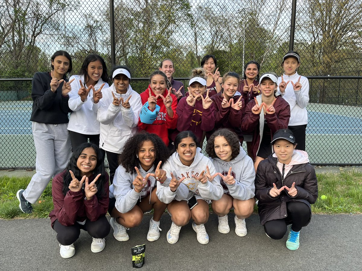 OaktonGTennis's tweet photo. Congratulations Oakton Girls Tennis with a big win over Madison 7-2. #GoCougars #GreatComebacks https://t.co/GV58hdotUr