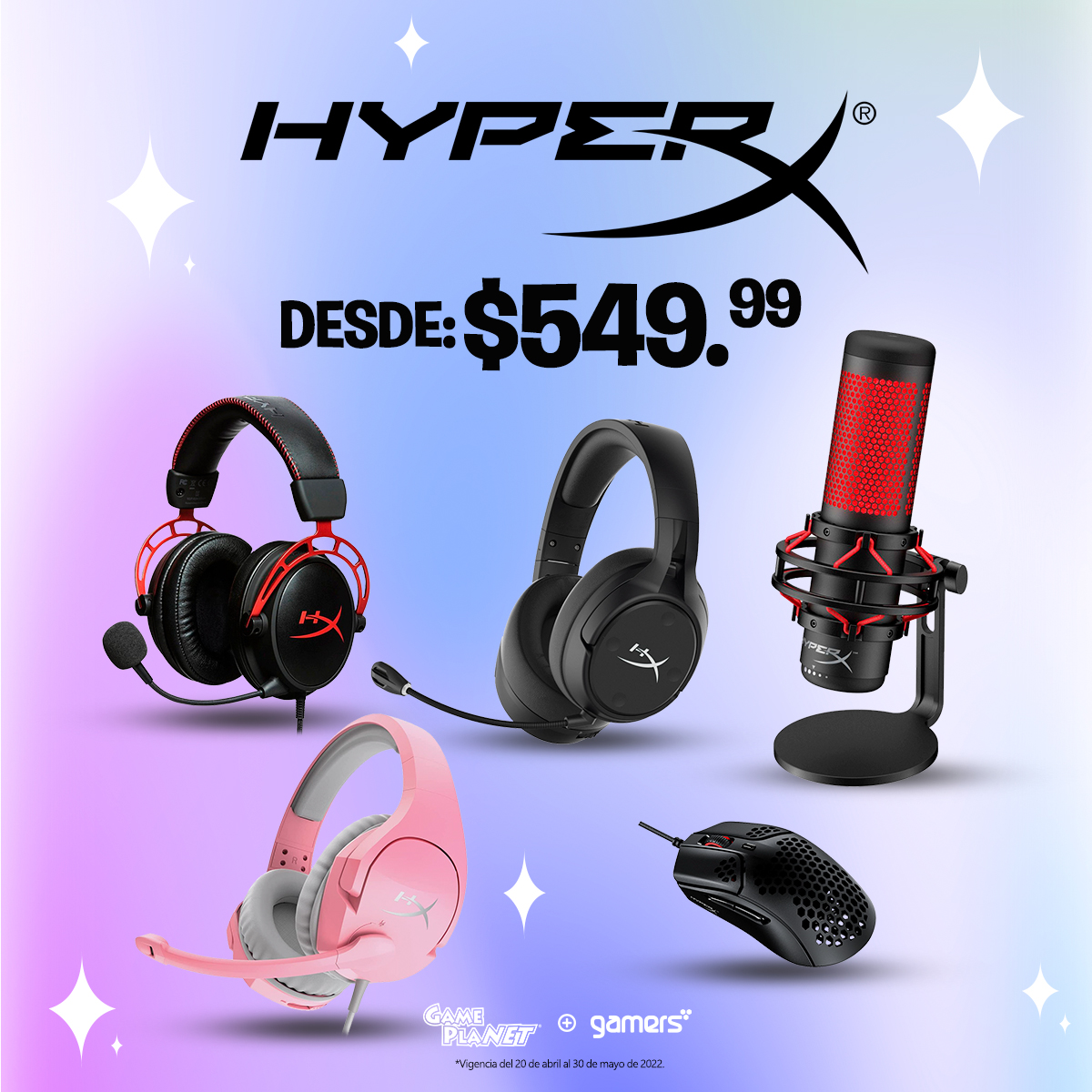 Gameplanetmx's tweet photo. #PromoGP🥳
¡Hay que celebrar el Día del Niño!
Aprovecha los descuentos en la marca de Hyper X, para mejorar tu vida de gamer al máximo. 🎮🤟
Checa todo aquí sobrino: https://t.co/Lp9slMU32c
#hyperx #gamer https://t.co/YCW75sdTmJ