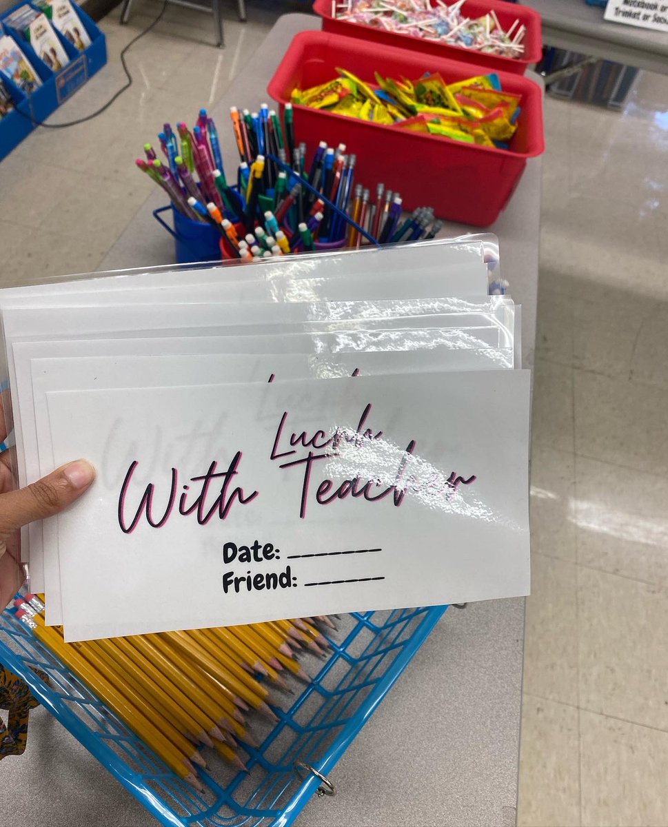 MsScott2019's tweet photo. What are we doing for the kids? Has been the question all year. My project for my practicum was centered around Student culture &amp; boosting morale towards testing. Proud to be apart of the RLA team @AlcottHISD in our first STAAR store. Welcome to ticketland 🎟🎊 @GEM_Sapphire_6 https://t.co/j6omVVJ7UH