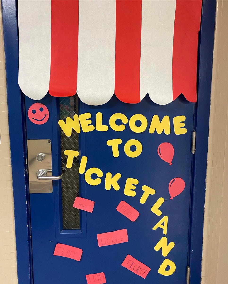 MsScott2019's tweet photo. What are we doing for the kids? Has been the question all year. My project for my practicum was centered around Student culture &amp; boosting morale towards testing. Proud to be apart of the RLA team @AlcottHISD in our first STAAR store. Welcome to ticketland 🎟🎊 @GEM_Sapphire_6 https://t.co/j6omVVJ7UH