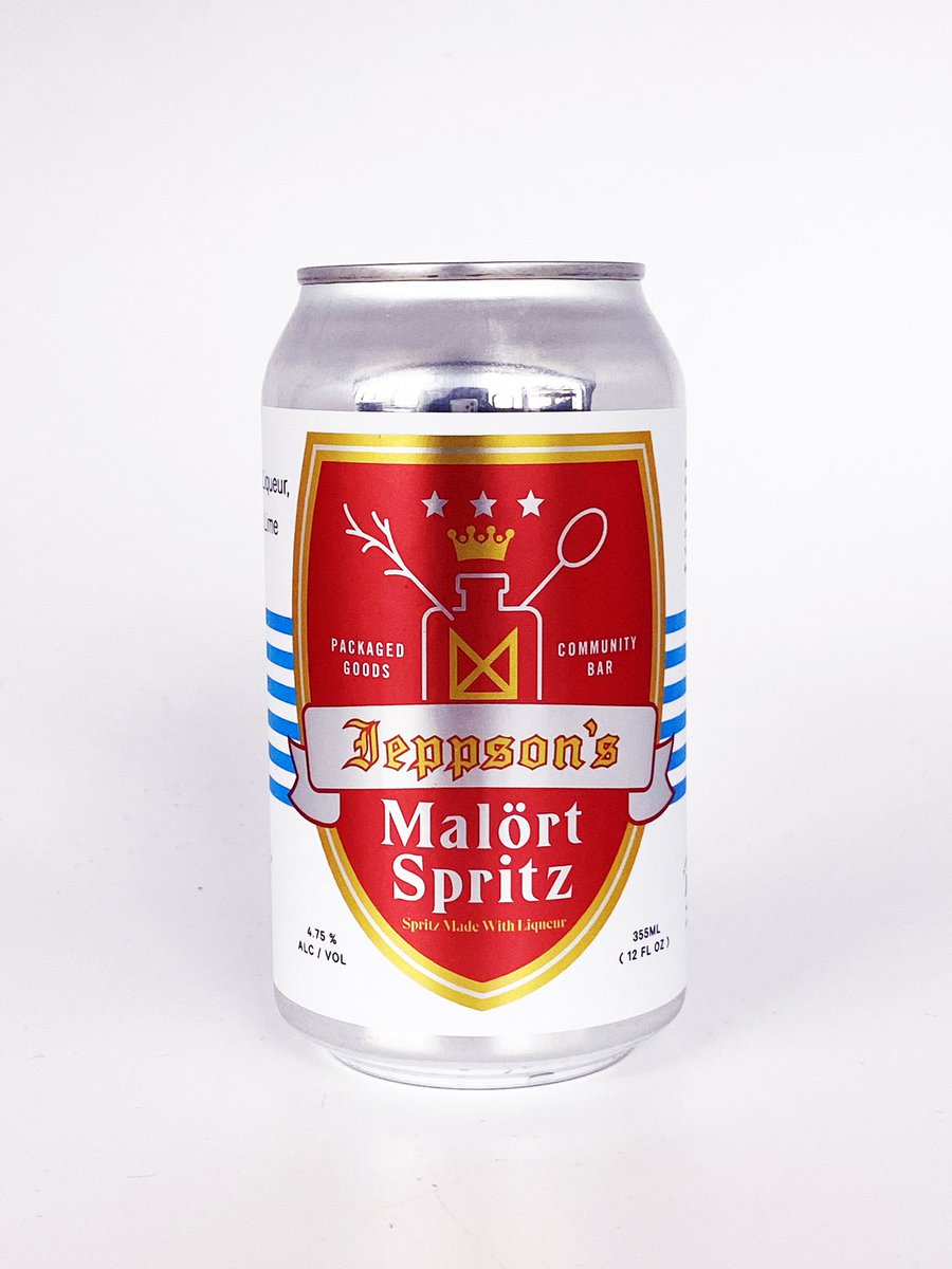 marzbrewing's tweet photo. We just made the first @JeppsonsMalort cocktail in a can. It’s a dream collaboration. Ask for the Malort Spritz at yer favorite hang or to go joint. https://t.co/g0UXhh2n7H
