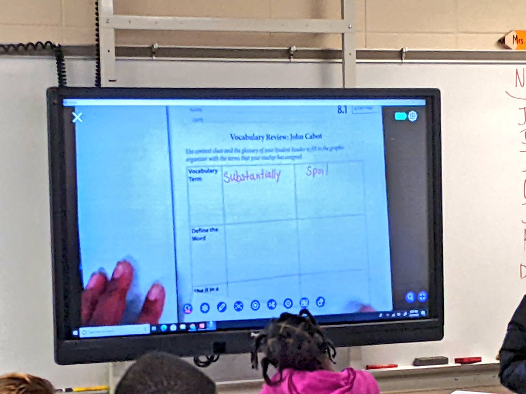 emytomita's tweet photo. Ms. Dennis's students know where to find the definition of a word @amplify Grade 3 #EarlyExplorers #gr8teaching @EckertES_AISD @Jennife515price @ELAtcher1 @Vianca2007 https://t.co/37mBBIJjBv