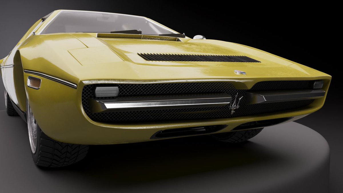 TheRookiesCO's tweet photo. Member Level: CONTENDER - Maserati Merak (1973) by Israel Tenorio Alonso from @animum3d Creativity Advanced School - https://t.co/TBJaUgNxwg

#AutodeskMaya #ArnoldRenderer #Substance3DPainter #Nuke #DaVinciResolve #3d #3dart #digitalart #instaart #design https://t.co/ARmPRbocuF