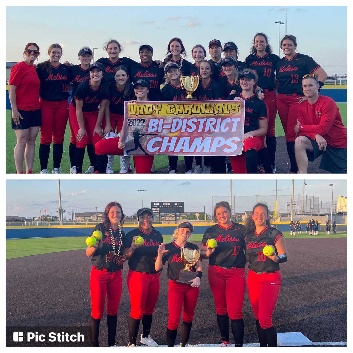 SoftballMelissa's tweet photo. Bi District Champs!! Big bats- Powerful pitching and an awesome win!  "If everyone is moving forward together, then success takes care of itself." – Henry Ford https://t.co/anzNBzqANU