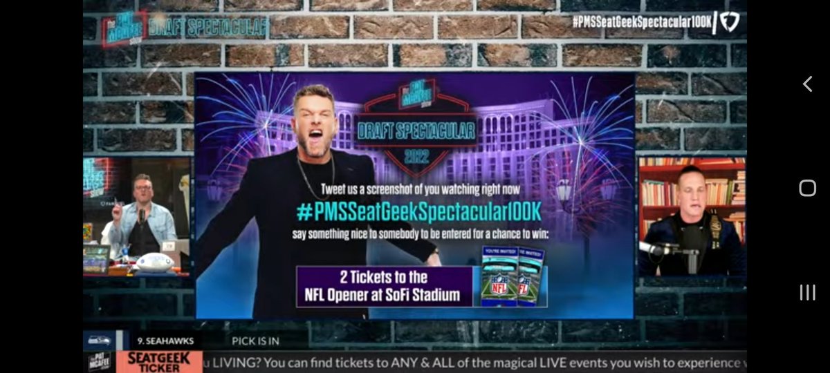 #PMSSeatGeekSpectacular100k

Congrats on the 100k viewers... I am number 67,818. Sorry got on late.