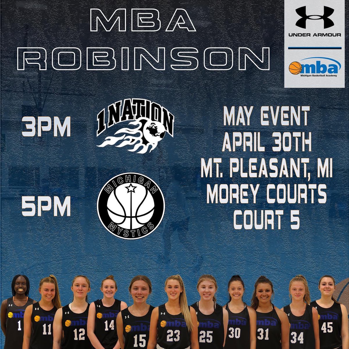 coach_deerob's tweet photo. #TheMayEvent2022 @Mustctourney Looking forward to seeing the girls play in front of college coaches this weekend in Mount Pleasant. @M_B_A_Bball #MBAon3FamilyOn6 #FireUpChips https://t.co/RHwzjh5zZm