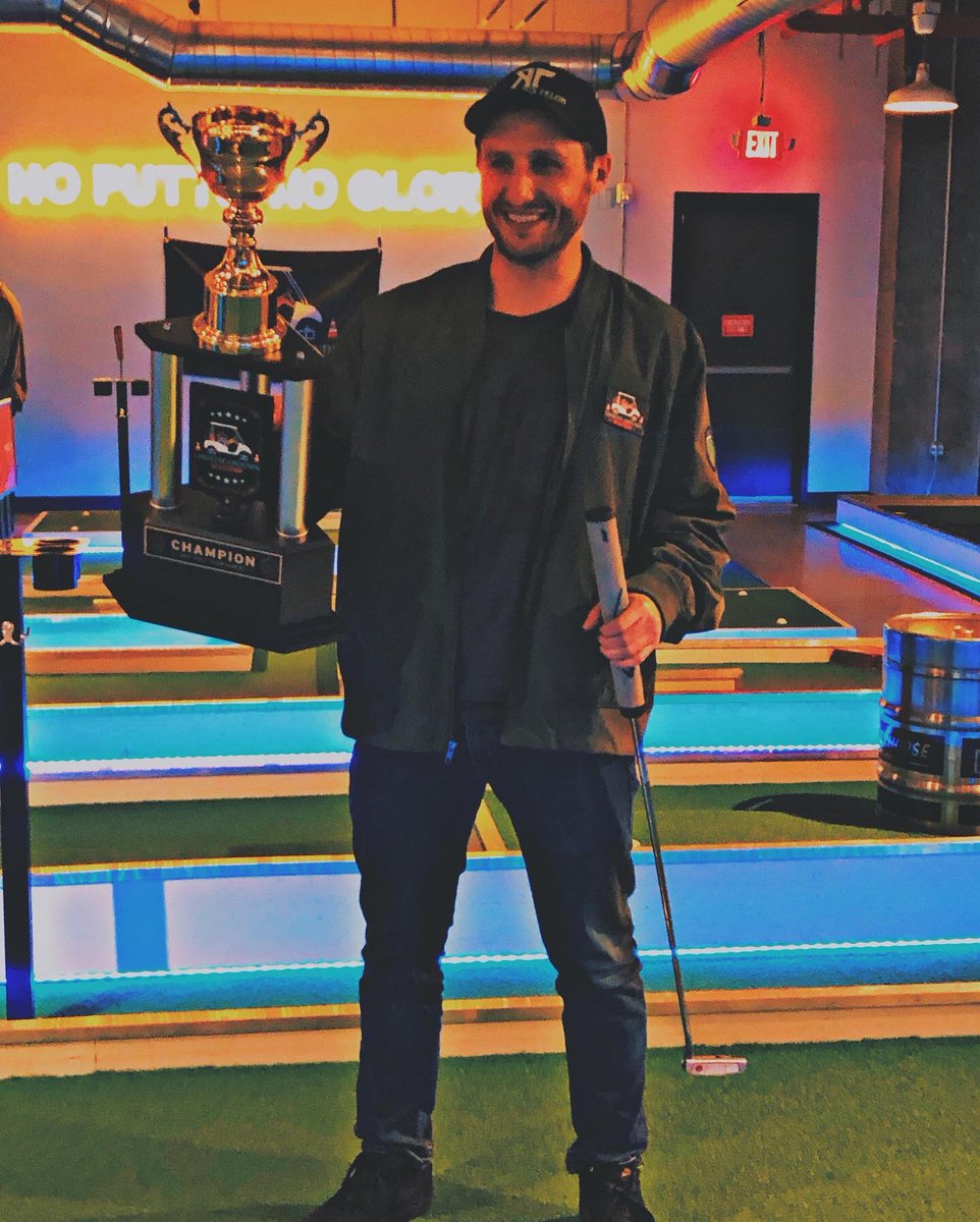 ostreetminigolf's tweet photo. #tbt to the first 2022 @liberteegrounds Masters Tournament! Congrats to Joey and Aaron on making the top 10.
#ostreetminigolf #minigolf #miniaturegolf #holeinone #holeymoley #masters #golfstagram #golf #liberteegrounds #philadelphia #craftbear #hyperlocal https://t.co/oMgXsskkHr