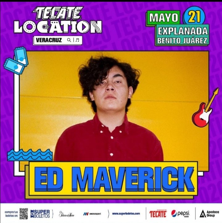 …”ED MAVERICK ESTARÁ PRESENTE EN EL FESTIVAL TECATE LOCATION 2022 ESTE 21 DE MAYO PARA REENCONTRARSE CON EL PÚBLICO JAROCHO”…