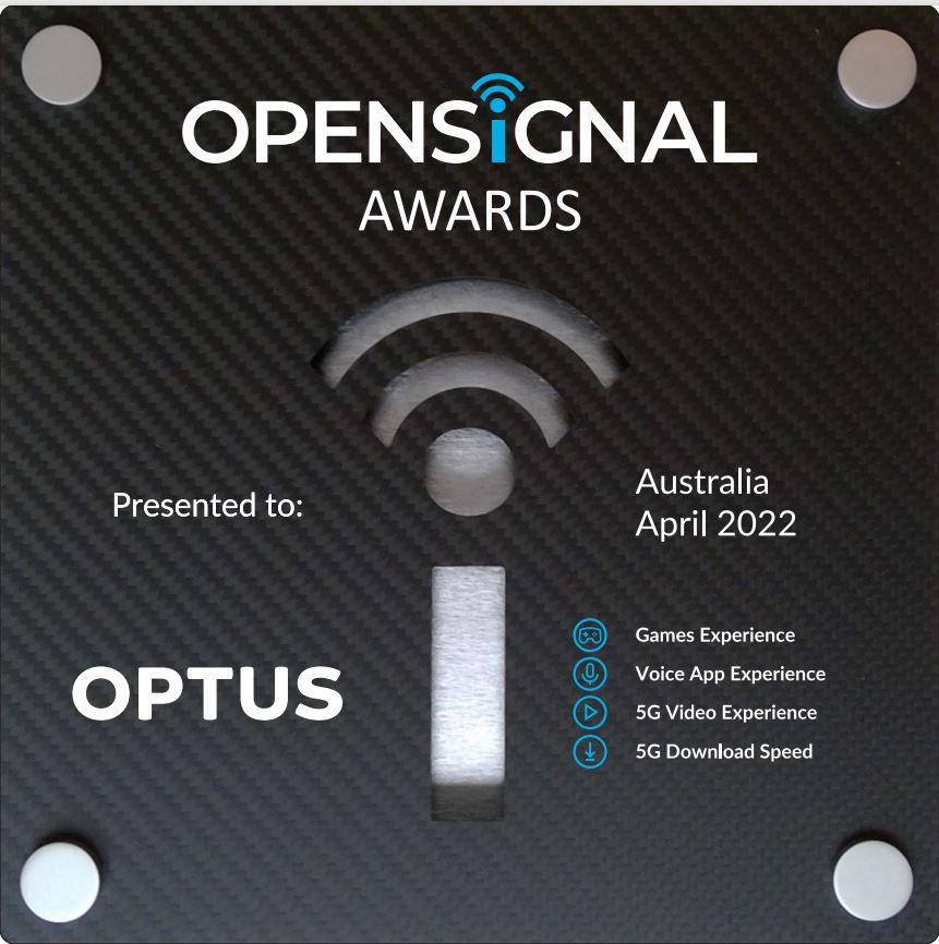 OptusNewsRoom's tweet photo. Our 5G network has taken out the title of Australia’s Fastest 5G Download Speed with independent benchmarking company Opensignal. Check it out https://t.co/BsvbY8utBC https://t.co/hM8sgYD7LI