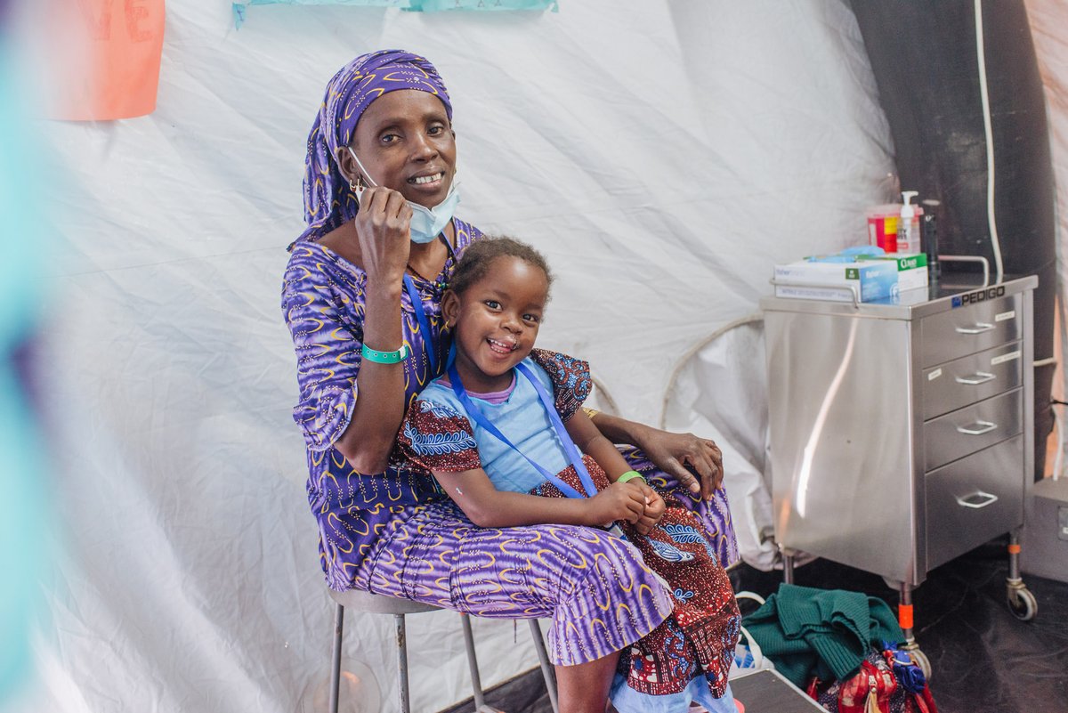 As Awa recovers from her life-changing cleft lip surgery, her mother Rougui is looking forward to returning to their village in #Senegal. For Awa and her mother, it will be joyful to return to their community, where they hope Awa will now be accepted as a member. 
#MercyShips
