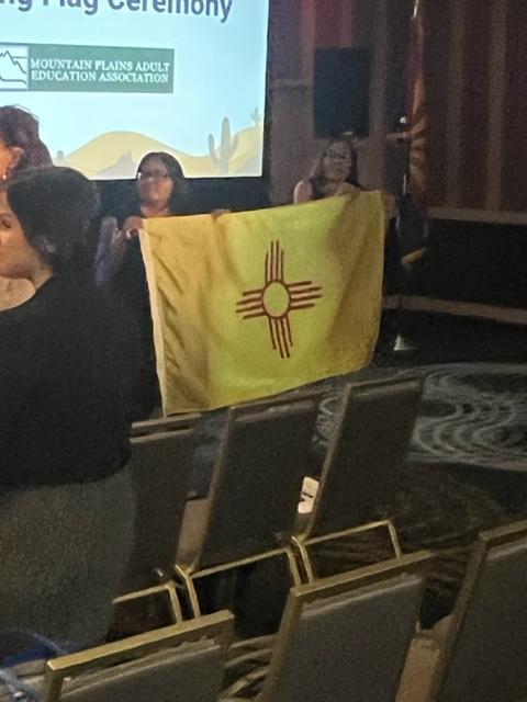 MPAEA's tweet photo. Photos from day 1 of the #MPAEA annual conference including the Opening Flag Ceremony. #adultedu #AALL https://t.co/YxWwOb26mO