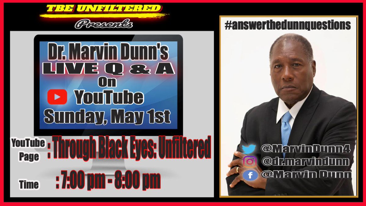 MarvinDunn4's tweet photo. #GovDeSantis #BlackTwitter #blacklivesstillmatter #CNN #MSNBC #MiamiHerald #MiamiMewTimes #DemocratsDeliver #MiamiTimes #MiamiHeat
Join the community meeting I am hosting this Sunday evening. "Is There Institutional Racism in Florida?" DeSantis won't answer me. Are you coming? https://t.co/TVZUx3s4Rl