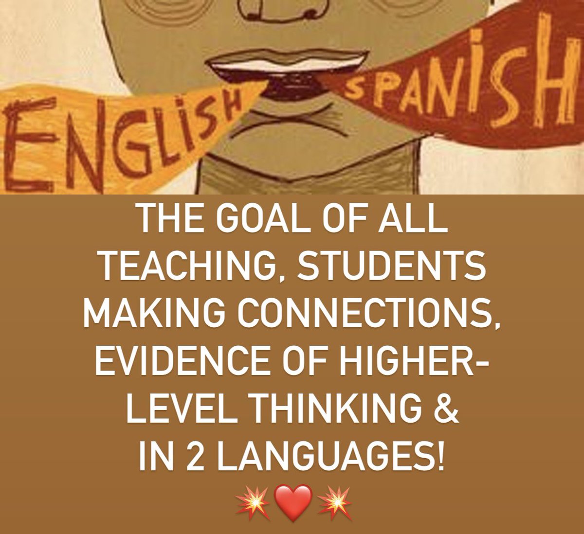 MiriamOrtizz07's tweet photo. Ms. @cristina_9951 students meeting the goal of bilingualism & biliteracy during the end of the unit bridge! Impressive to see ALL Ss making cross-linguistic connections using their metalinguistic repertoire❣️@AndrewsECP_AISD #ThisIsHowWeDL @AISDMultilingue #SomosAISD #DLRocks https://t.co/5eIJ04tx03