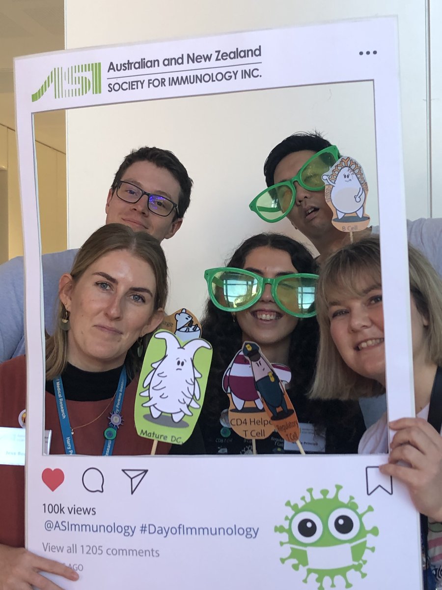 What's your favourite #immunecell? #Throwback to @ASImmunology WA's @DayofImmunology 2021 forum where our #NCARDers posed with their favourite #immunecells! #Tcell #Bcell #macrophage #Tregs #NKcells #dendriticcells #DoImmuno #DOI2022
