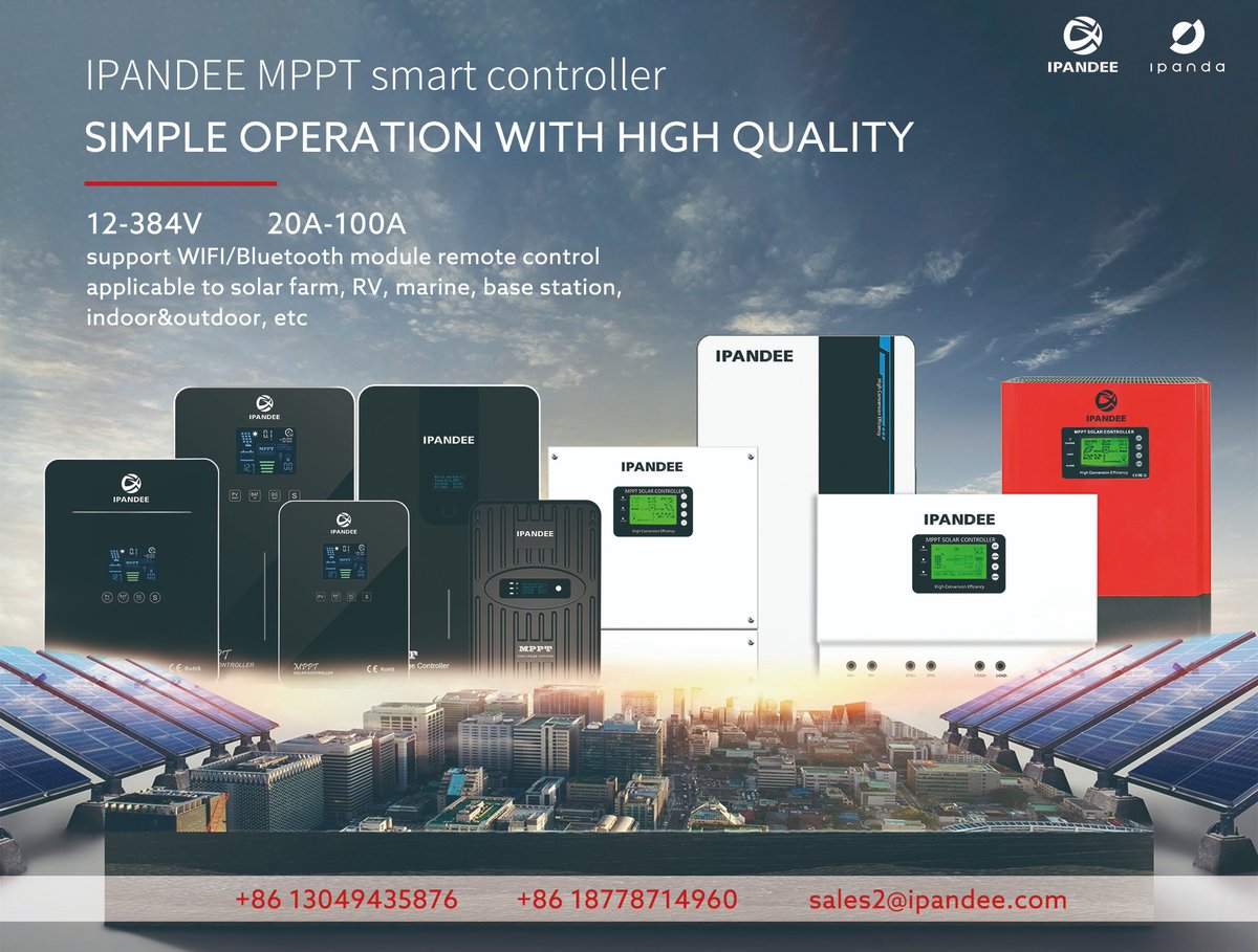 MPPTcontroller's tweet image. 🥳🥳holidays will come

+86 13049435876
sales2@ipandee.com