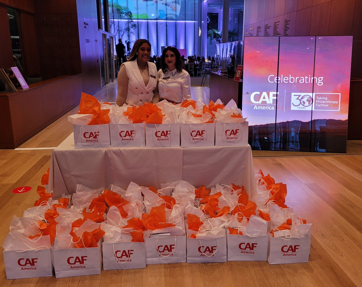 As we close out tonight’s celebration of CAF America’s 30th Anniversary, we are eager to look toward the future and see our charity partners’ continued impact – serving as a powerful force for good around the world. Learn more about our legacy of giving: cafamerica.org/our-history/