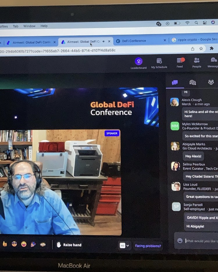 SeAgnes1's tweet photo. attending my 1st ๐ #GlobalDeFiConference
@TechUnchained_ https://t.co/nVqLy2C2iI
