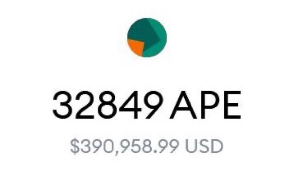 🎁 J’offre 20 ApeCoin (400$ aujourd’hui) dimanche à quelqu’un au hasard qui ❤️ like et  🔁 retweet ce tweet!
(il faut m’avoir follow pour que je puisse vous DM si vous gagnez !)

#Cryptos #NFTs #CONCOURS #EGLDGiveaway #Giveaway #Binance  #ETH #BitcoinButton     #Bitcoin #APECOIN