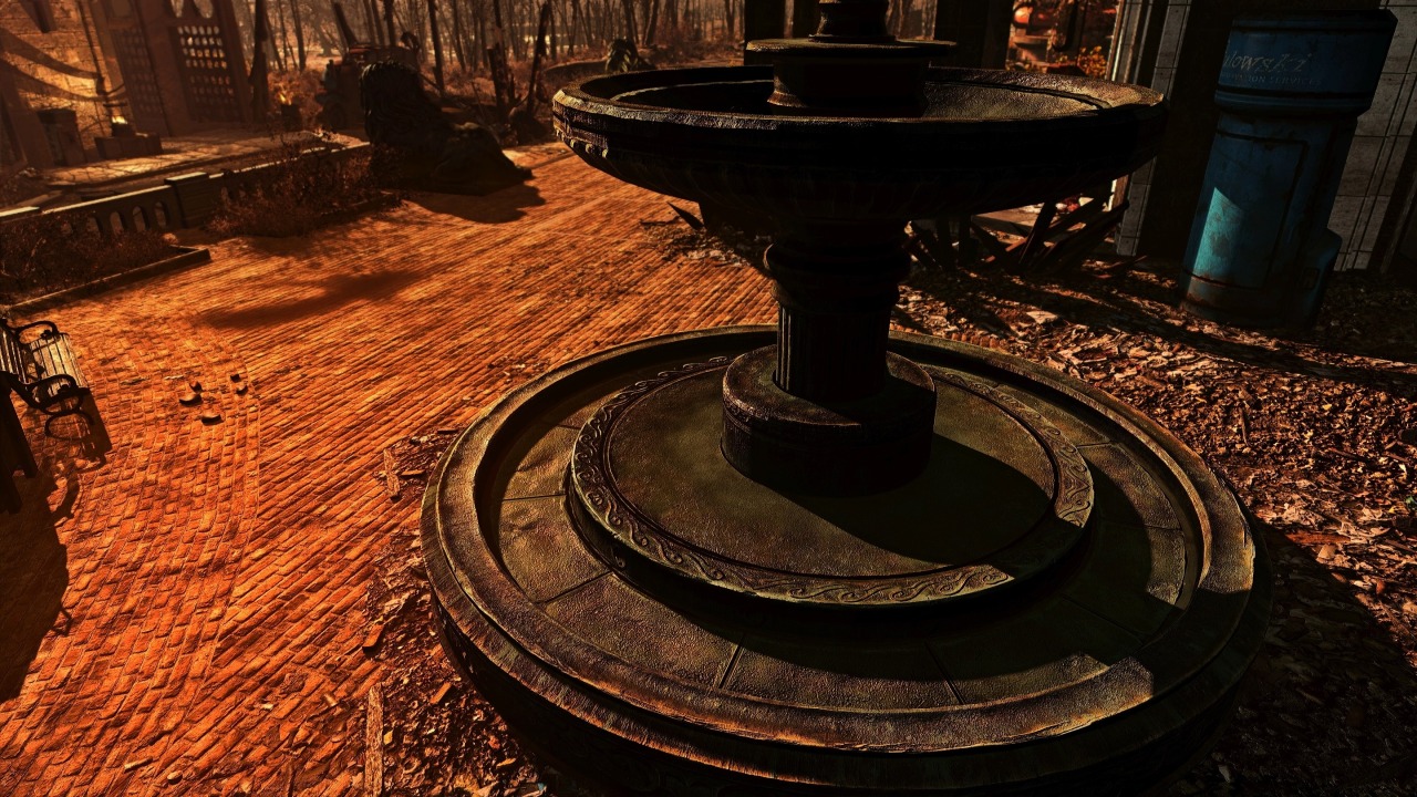 Fallout4 MOD on Twitter "【モデル・テクスチャ/LC's UHD Fountain Statue】噴水をUHD高画質