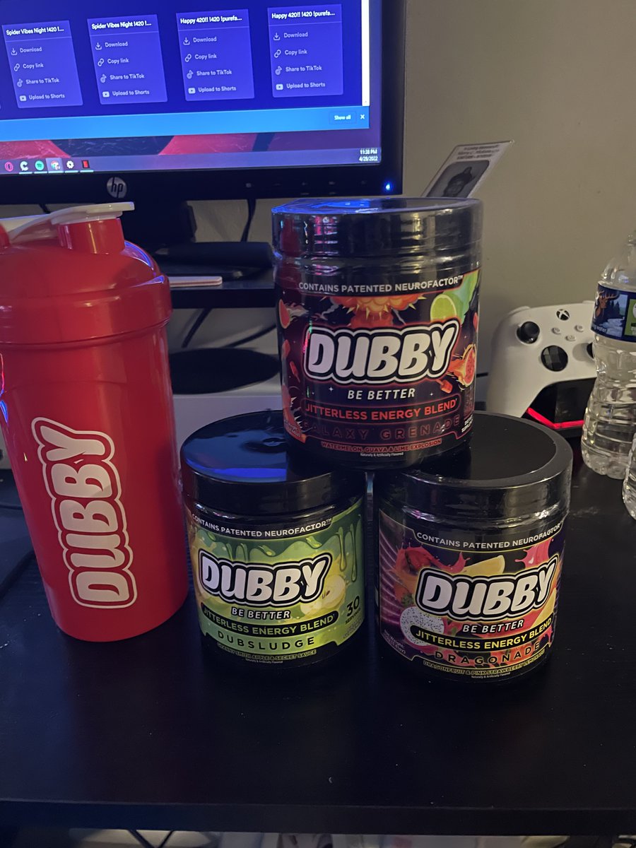 KillshotWidow's tweet photo. One of my sponsors Dubby came in yesterday Iโm loving it @DubbyEnergy #dubsludge #dragonade #galaxygrenade https://t.co/n3KH8qYxaH