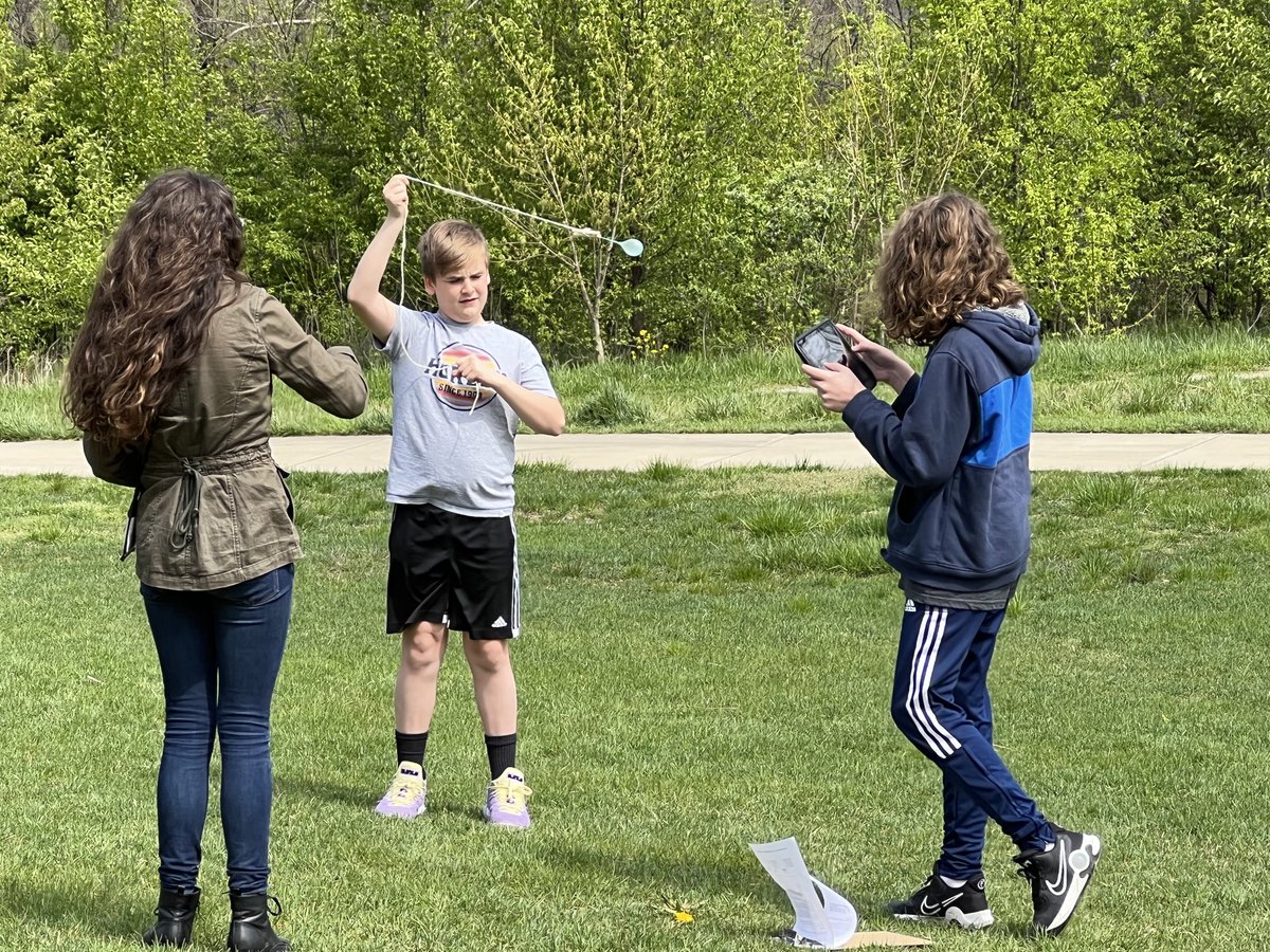 Using water balloons to find the connection between gravity and inertia which keeps our moon and satellites in orbit. ⁦<a href="/RSIHawks/">Riverside Int School</a>⁩ ⁦<a href="/TeachNgineering/">TeachEngineering</a>⁩
