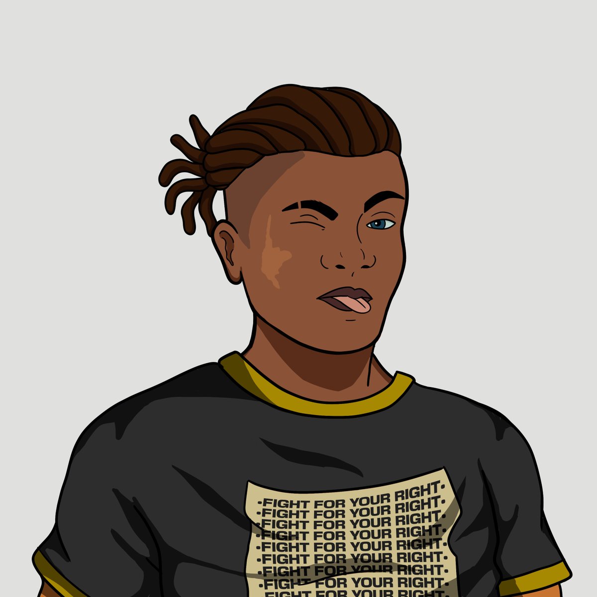 Fight for your rights and stick your tongue to haters! 👅
#NFT #NFTs #NFTGiveaway #Solana #SolanaNFTs