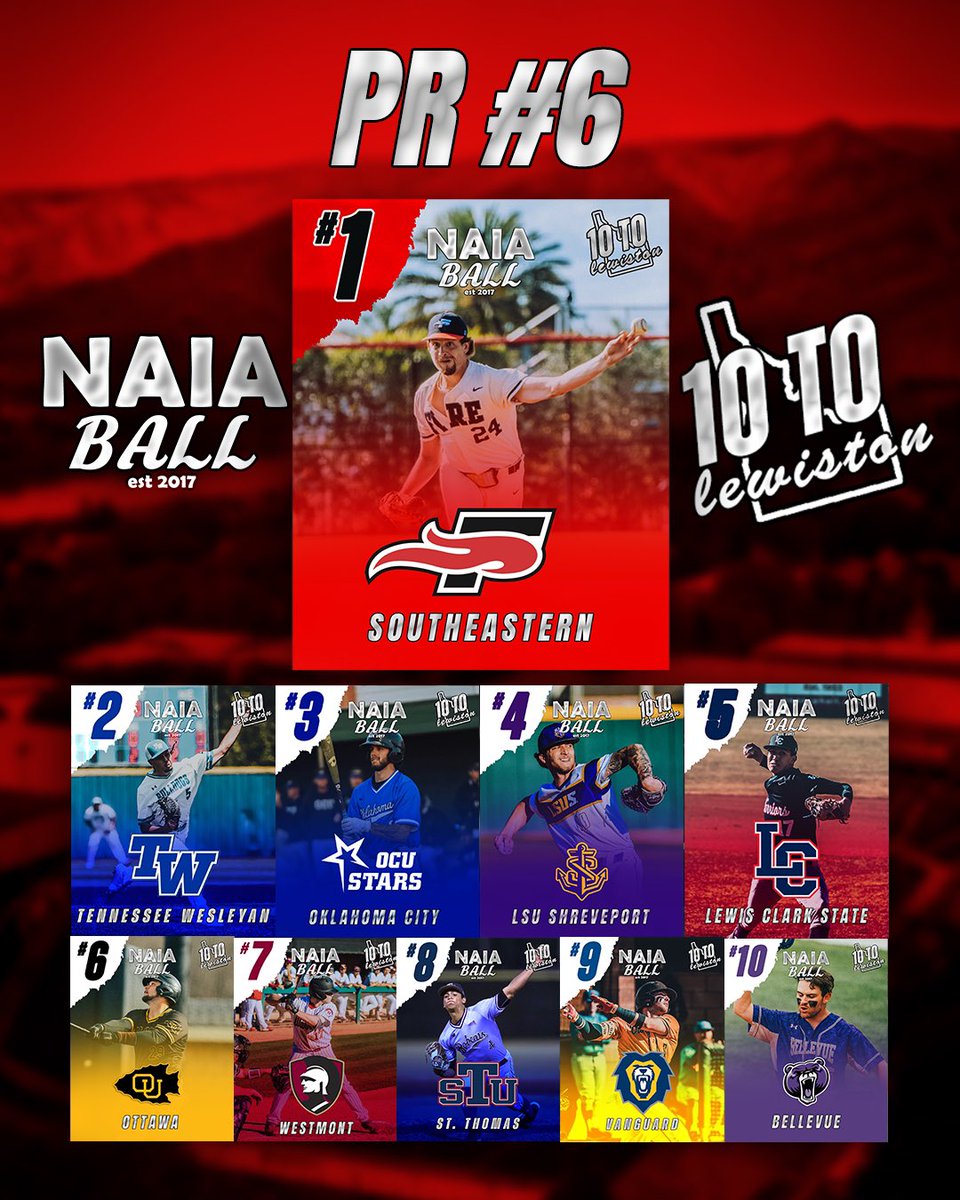 🚨10 to Lewiston: Official Power Rankings of NAIA Ball’s <a href="/Robg1063/">Robby Gutierrez</a> #NAIABaseball